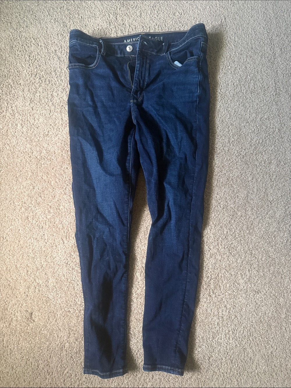 American Eagle Outfitters Women's Navy Skinny Jeans